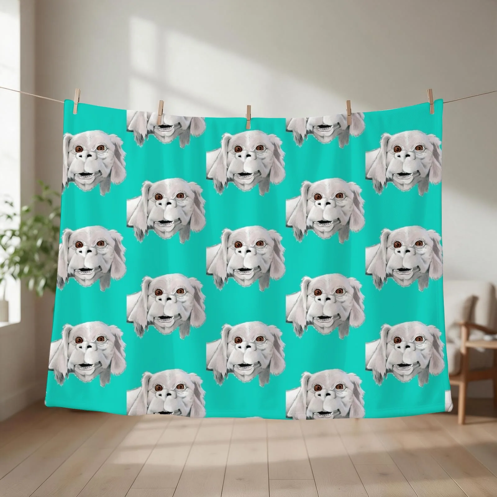 Falkor - Neverending Story - Costume Throw Blanket couch cozy soft plush fuzzy picnic outdoor blanket