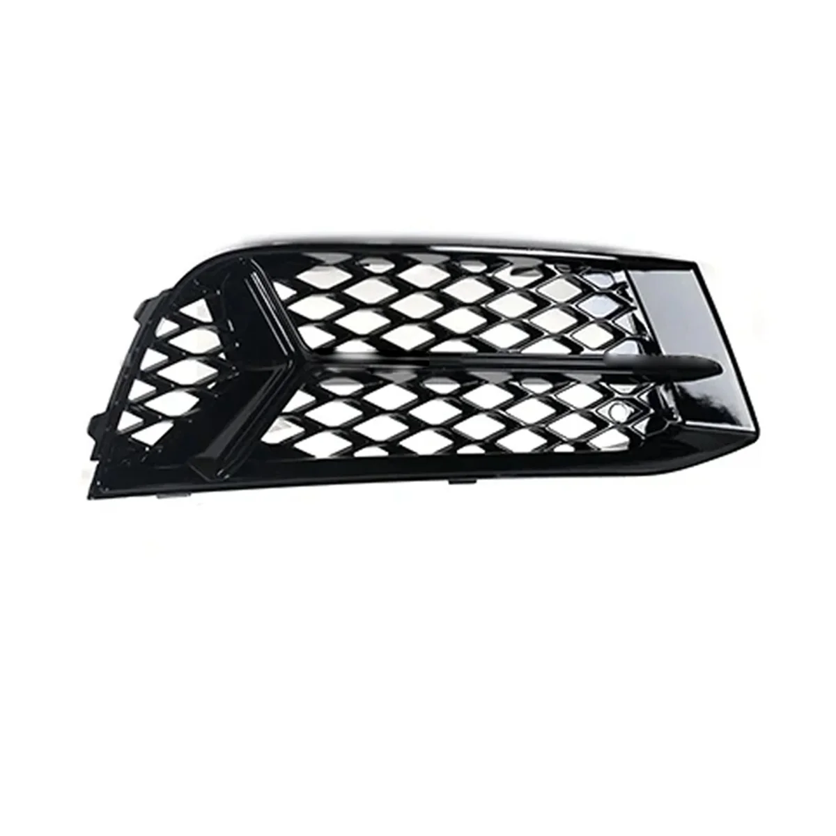 1 Pair Front Bumper Fog Light Grille Cover Honeycomb Fog Lamp Cover for A3 S3 17-20 Decorative Modification Parts