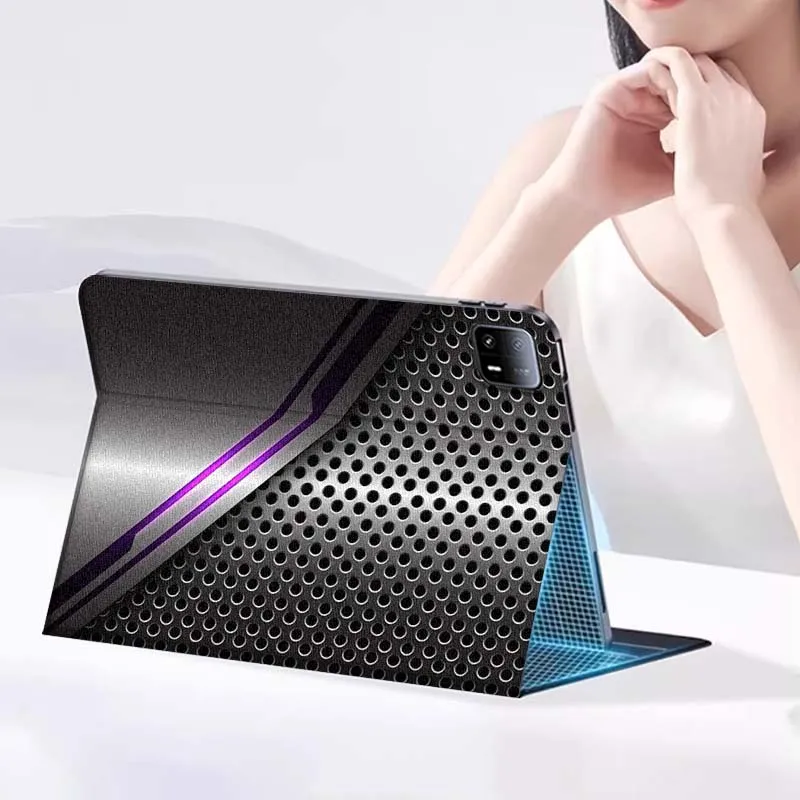 حافظة كمبيوتر لوحي فاخرة من ألياف الكربون لهاتف Xiaomi Redmi Mi Pad 4 5 6 6s 7 7s SE Pro 2 11 Plus Max 12.4 11 11.2 12.5 8.7 بوصة #3