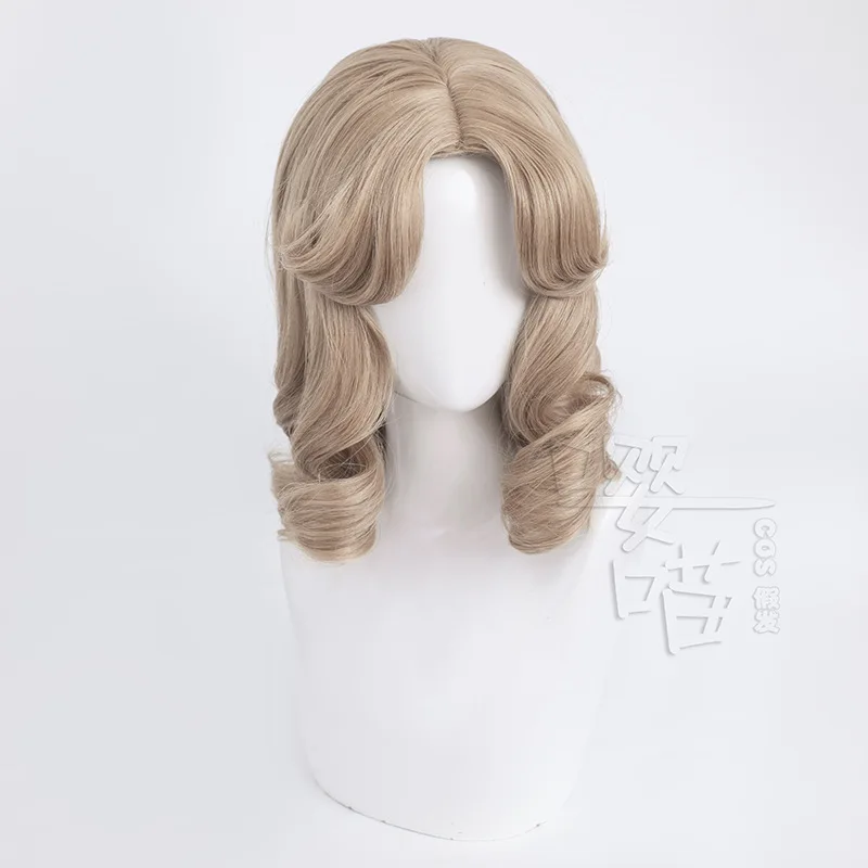 Sculptor Galatea Claude Cosplay Wig Game Identity V 45CM Brown Heat Resistant Synthetic Hair Anime Cosplay Wigs Halloween Party