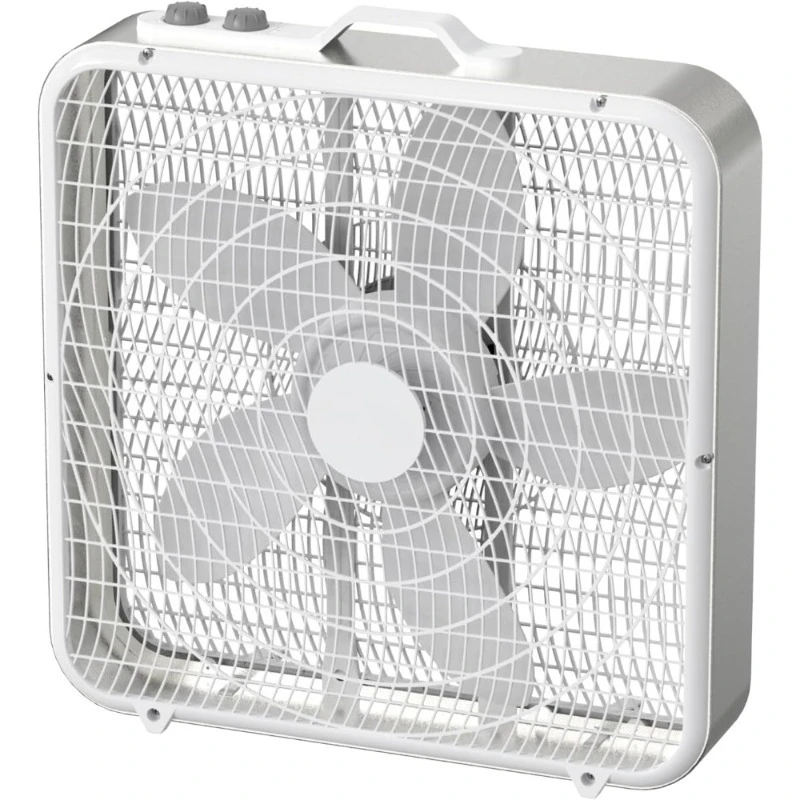 

20-дюймовый вентилятор с термостатом, 3 регулируемые скорости для охлаждения окон или пола, белый шум, циркуляция воздуха, 5 лопастей, спальня