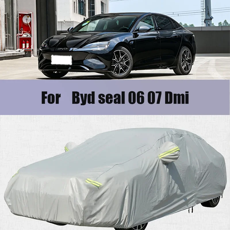 

For Byd seal 06 07 Dmi fit Outdoor Protection Full Car Covers Snow Cover Sunshade Waterproof Dustproof Exterior Car Accessories