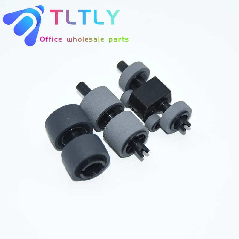 5SET PA03708-0001 Consumable Pick Roller Brake Roller Set for Fujitsu SP-1120 SP-1125 SP-1130 / SP1120 SP1125 SP1130