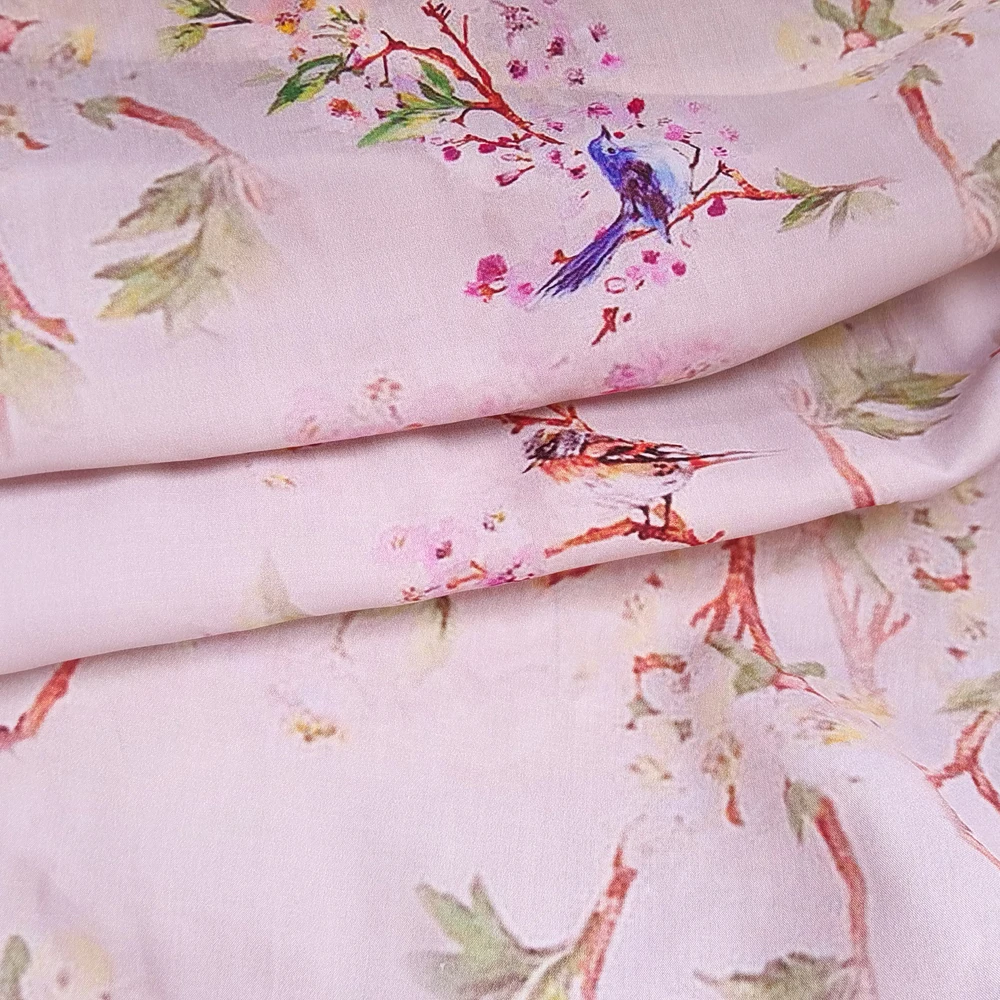 50 см * 140 см вискозная ткань с цветочным принтом, хлопковая вискоза, материал для шитья летнего платья, рубашки