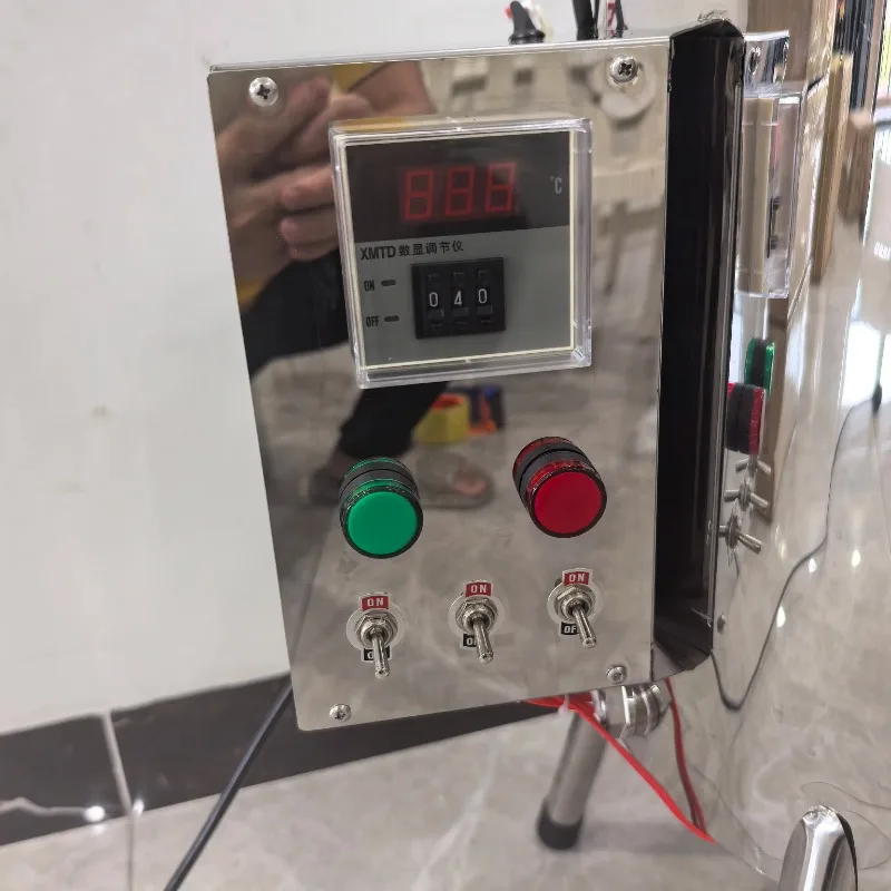 30L Heating Mixing Filling Machine, Liquid Paste Lipstick Filler Mixer, Stirring Tank for Dissolving & Filling Creams & Liquids