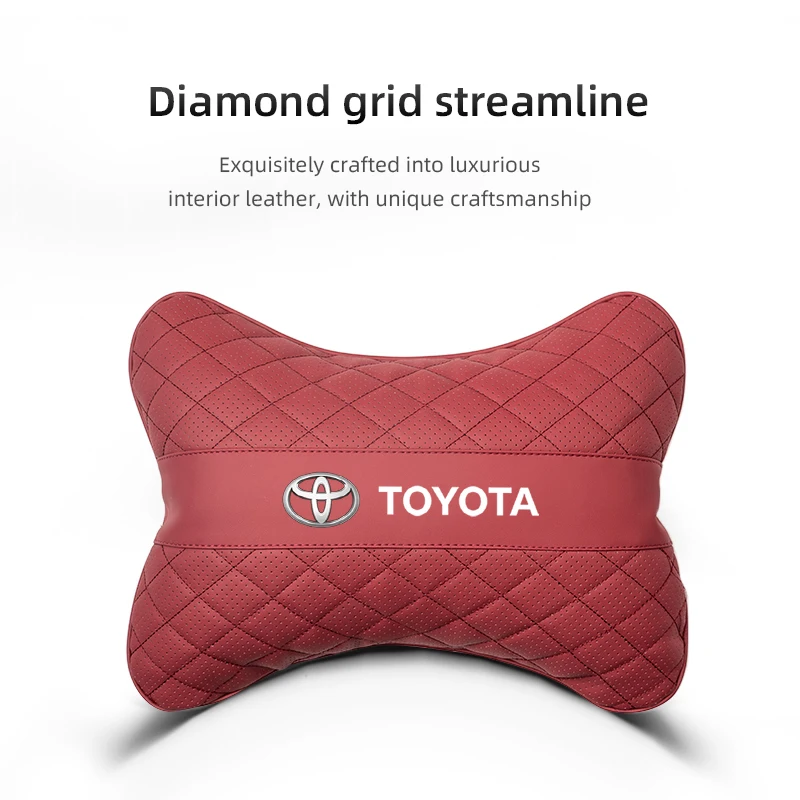 مقعد السيارة رئيس دعم وسادة قطني وسادة الملحقات الداخلية لتويوتا فورتشنر هايلاندر مارك-X ميراي هليكس بيكانتو TRD #5