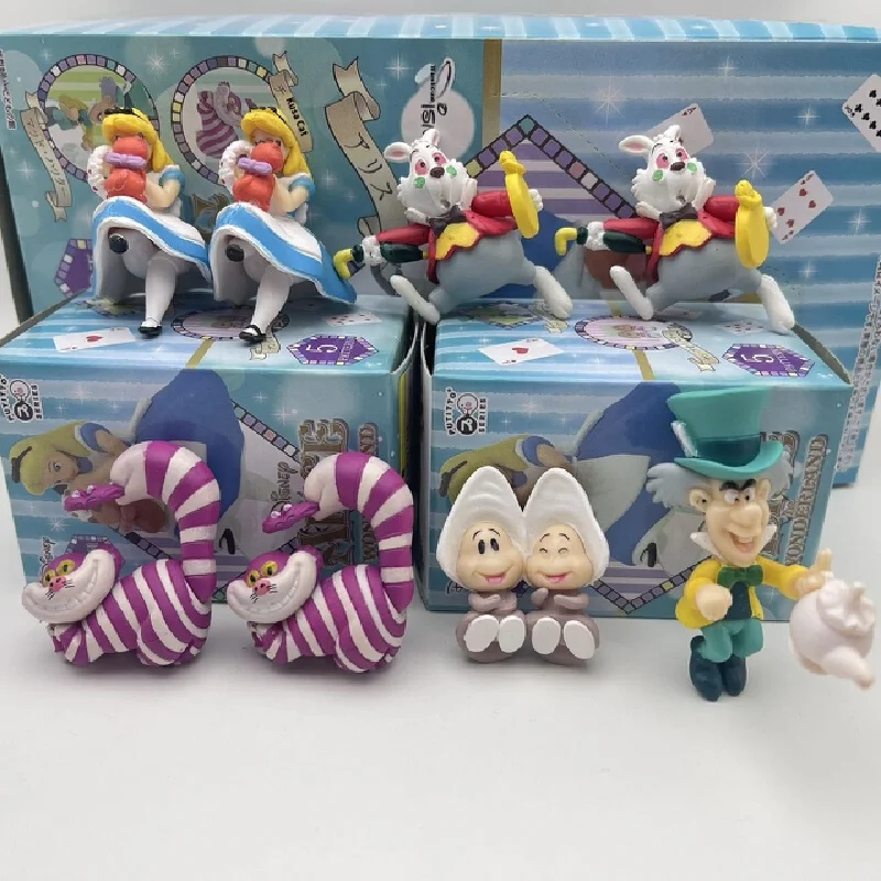 Figuras de Anime de Alicia en el país de las Maravillas, gato Cheshir, conejo blanco, figura de acción de ostra joven, juguetes, muñecas de Anime, regalos, adorno de escritorio