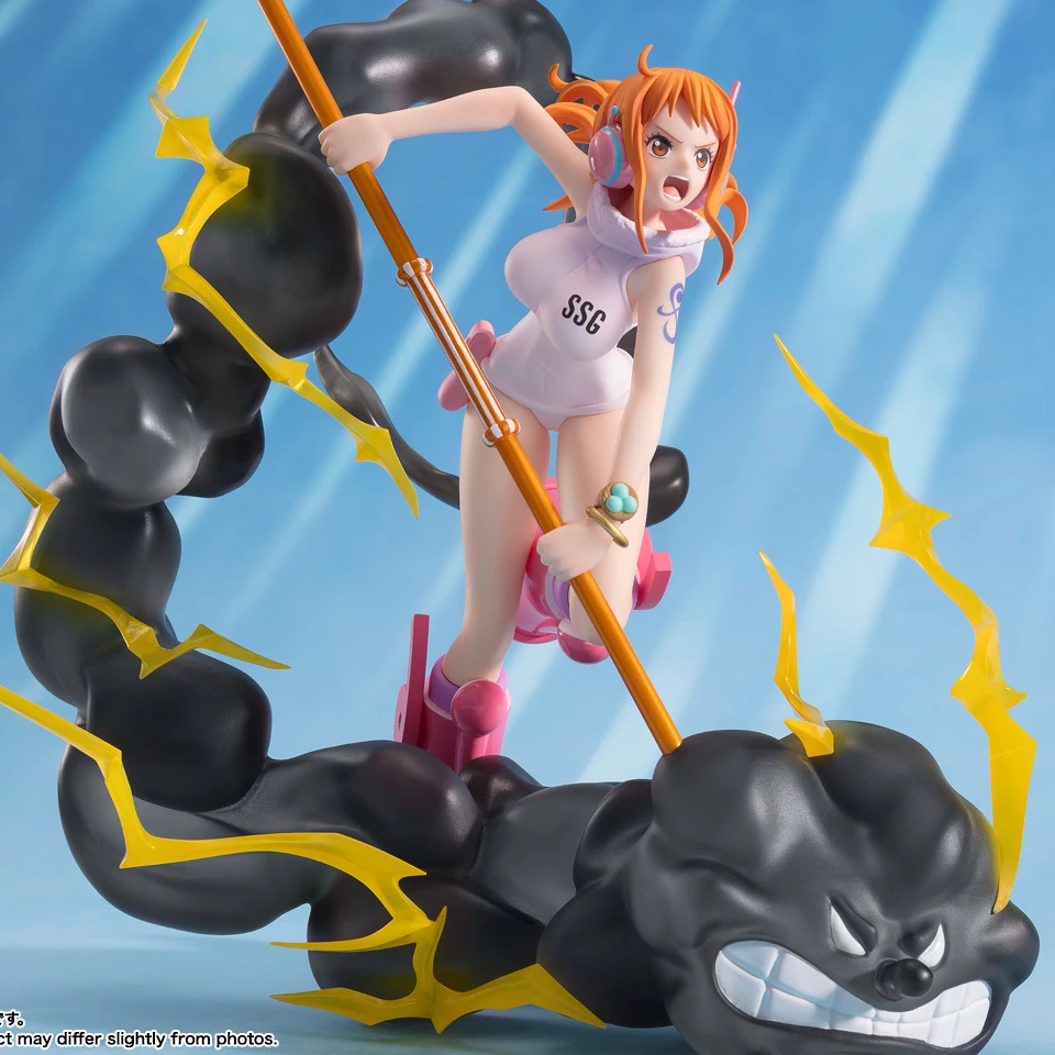 Figura Original de una pieza genuina, Figuarts ZERO EXTRA BATTLE Nami, figura de Anime Original, muñeca coleccionable en miniatura, estatuilla, regalo ornamental