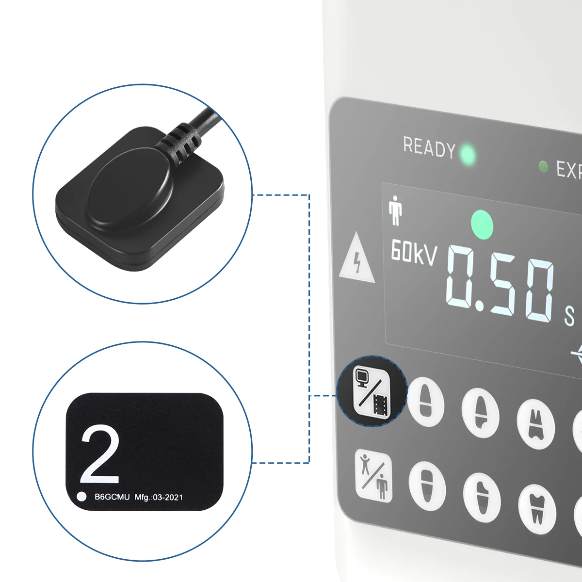 AZDENT-جهاز الأشعة السينية للأسنان ، محمول ، عالي التردد ، وحدة الأشعة السينية ، متوافق مع أجهزة الاستشعار الرقمية ، معدات طب الأسنان ، فيلم الأشعة السينية ، جديد