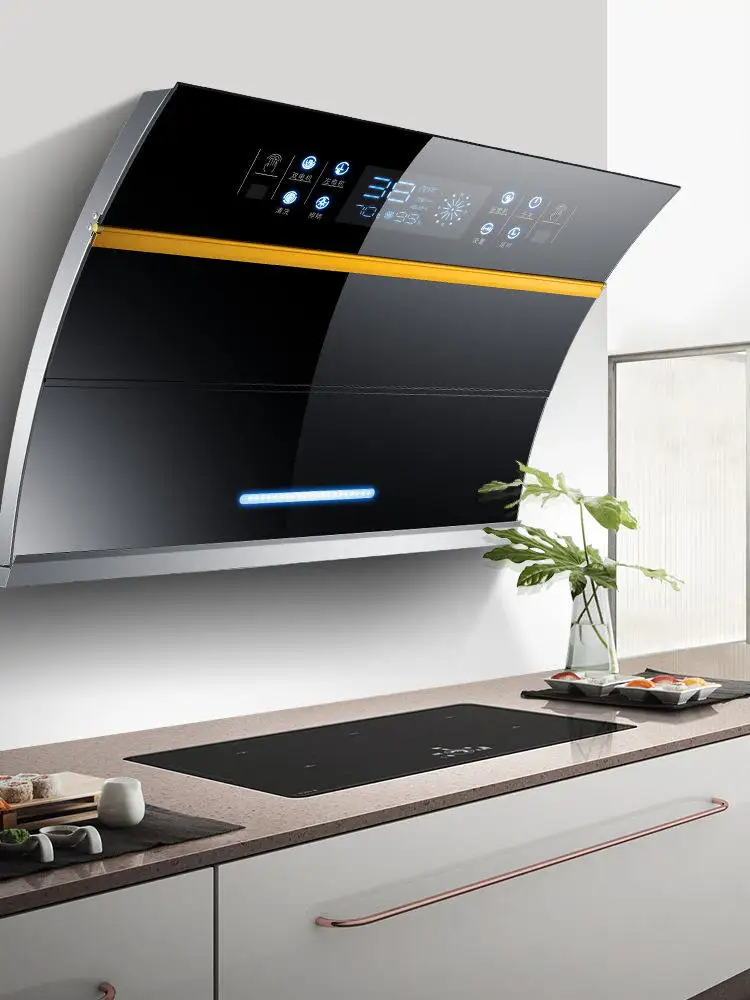 HOT sale Super strong suction international version side range hood kitchen chimney