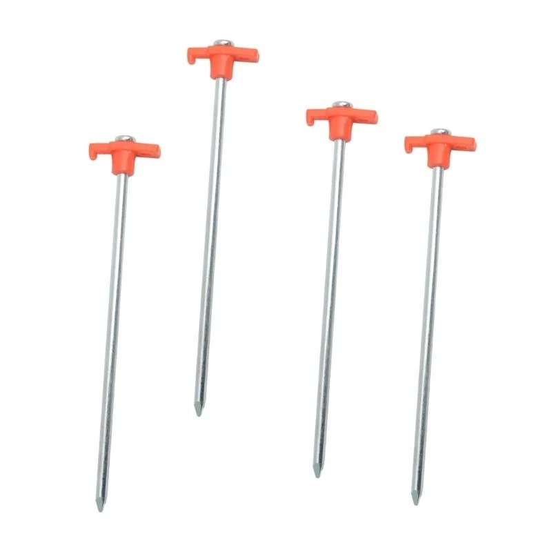 

4lots Portables Tent Ground Nails Sun Shelters Ground Anchors Beach Picnics