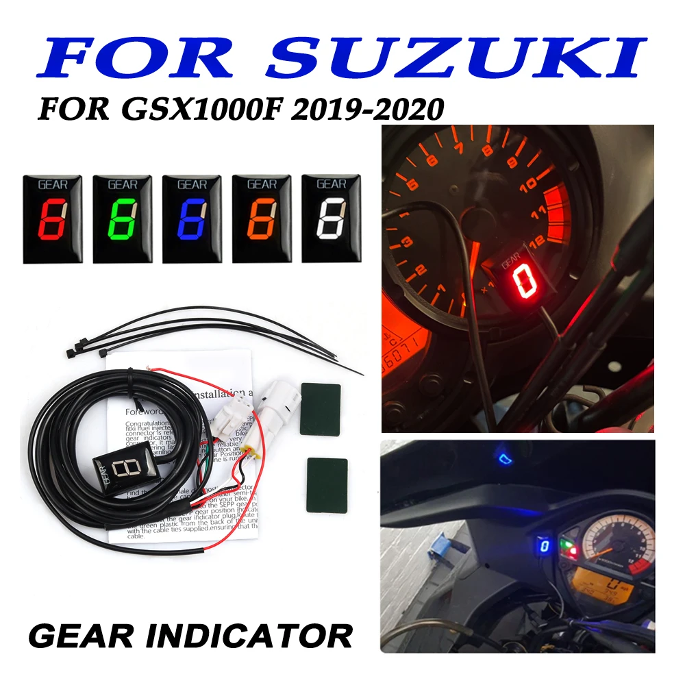 

Gear Indicator For Suzuki GSX1000F GSX 1000F 2019 2020 GSX 1000 F Motorcycle Accessories 1-6 Speed Gear Display Meter