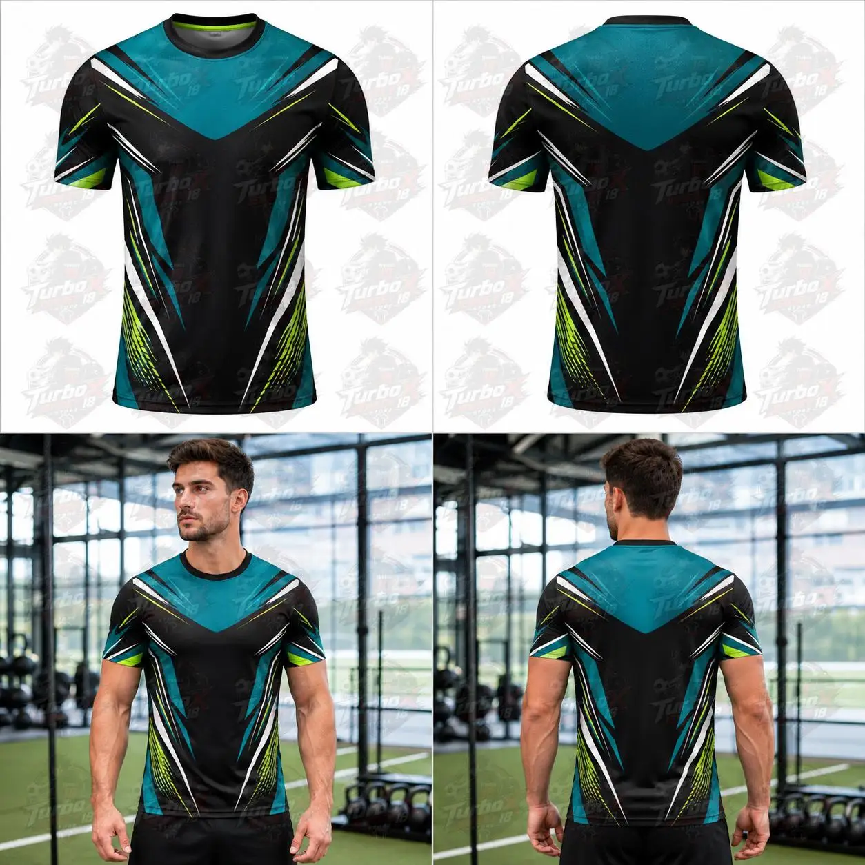 Maßgeschneidertes 3D-Druck-Trikot für Männer und Frauen, atmungsaktives Polyester, Rundhalsausschnitt, Kurzarm, Sport-Team-Shirt, personalisiertes Design, schnelltrocknendes T-Shirt – Detail 13