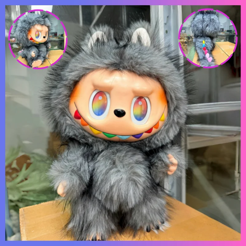 Лидер продаж Monster Labubu, новый стиль, модифицированная фигурка куклы, виниловая подвеска, модель куклы, игрушка, реплика украшения комнаты, милые подарки на день рождения