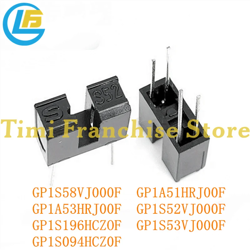 10pcs Photoelectric Switch GP1S58VJ000F GP1A53HRJ00F GP1S196HCZOF GP1S094HCZOF GP1A51HRJ00F GP1S52VJ000F GP1S53VJ000F DIP