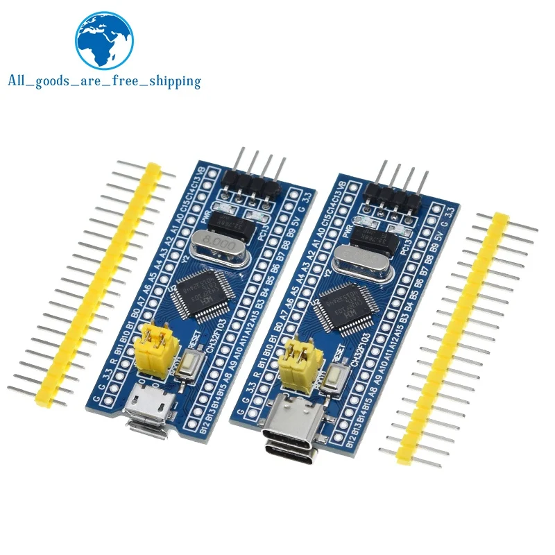 TZT CH32F103C8T6 STM32F103C8T6 ARM STM32 Minimum Development Board Module for arduino Diy Kit