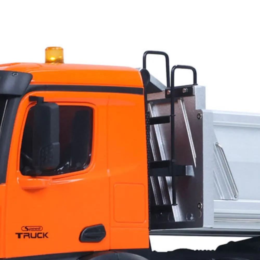 

US Sale 1/14 HUINA 1598 2.4G Radio Dumper 6×6 Engineering Transport Vehicle Lifting Rod Tipper Car Light Sound Battery Toys