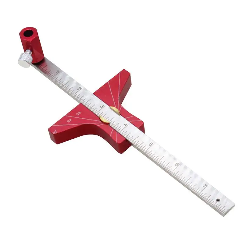 

Precise Woodworking Ruler Precise Drawing Sliding Aid T Carpenter Square Ruler T-Type Woodworking Ruler For Home Factory Crafts