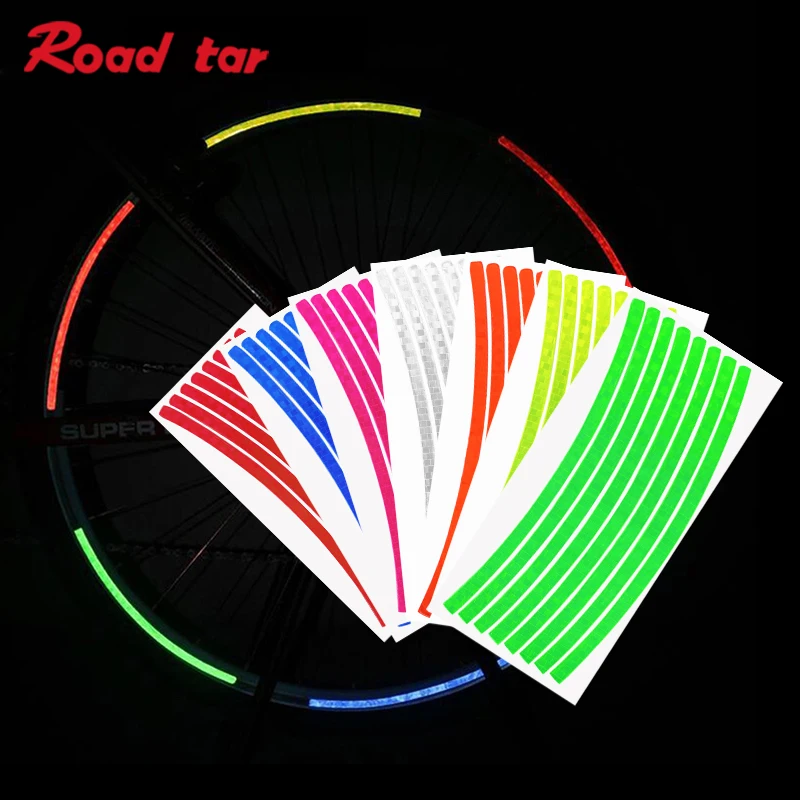

Roadstar High Visibility Reflective Bike Wheel Sticker Self-Adhesive Warning Label for Car Bicycle Motor