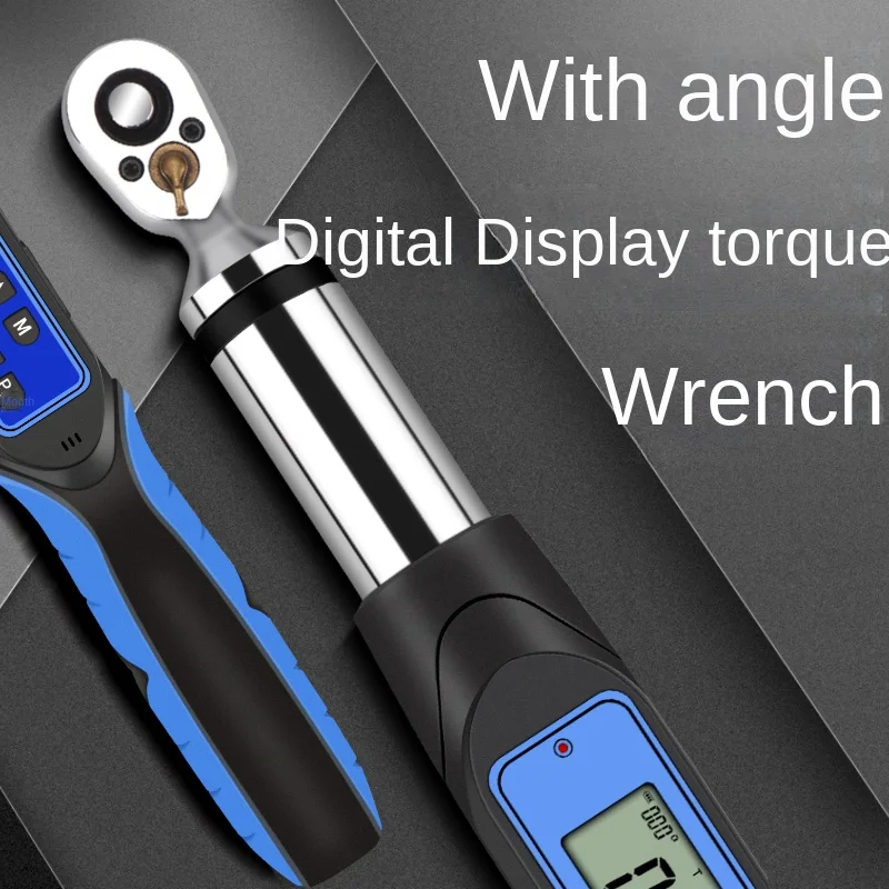 

Electronic Digital Display Torque Wrench with Angle Swe with Angle HWEC Replaceable Plug Preset Torque Adjustable