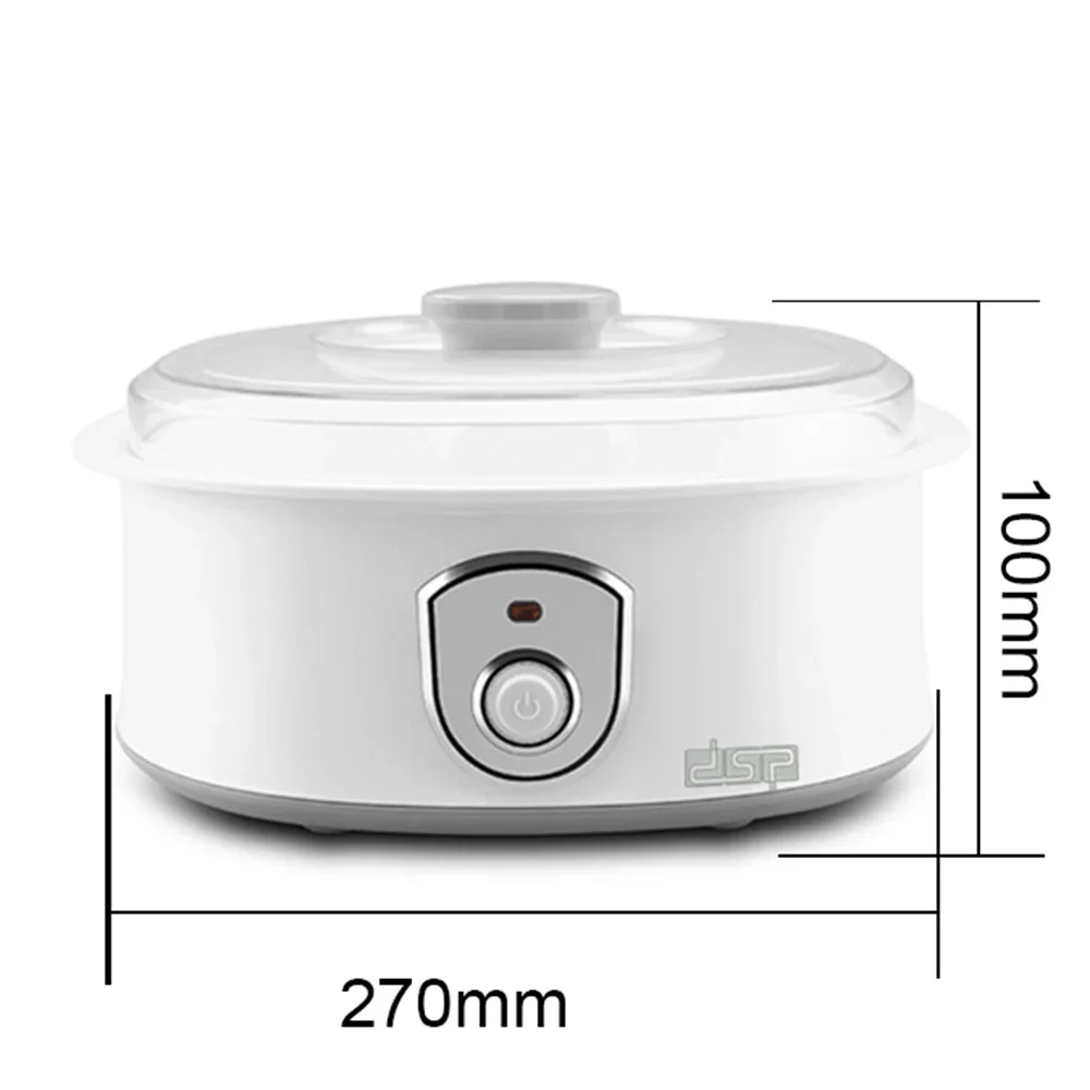 with Working Indicator, 1.5L Homemade Natto Wine Fermenter,Yogurt Maker Portable Stand-alone 7 Cup Yogurt, One-Key Switch