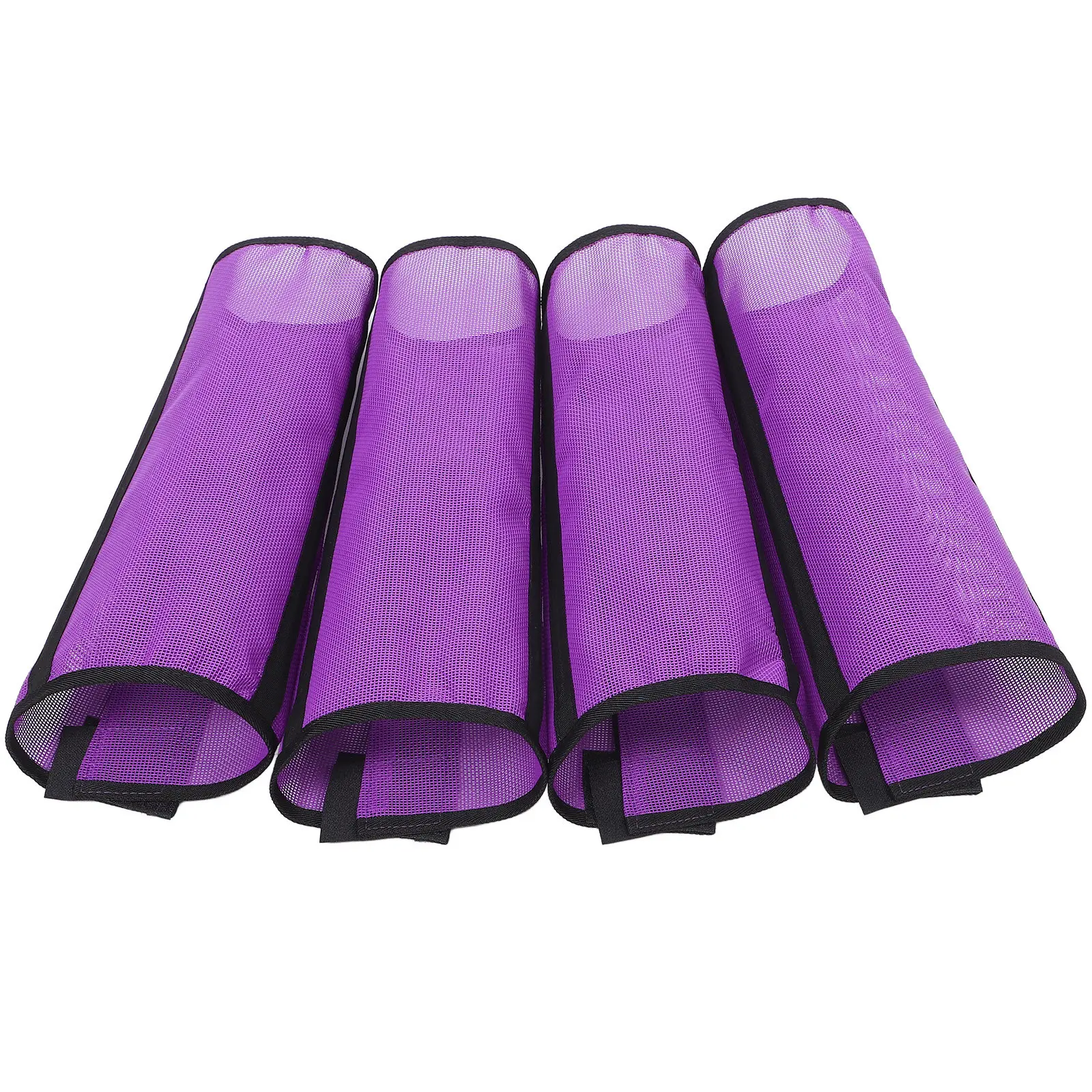 4Pcs Convenient Horse Mesh Boots Breathable Leg Protection Net Cover Professional Support Bar Design for Hot Weather Use
