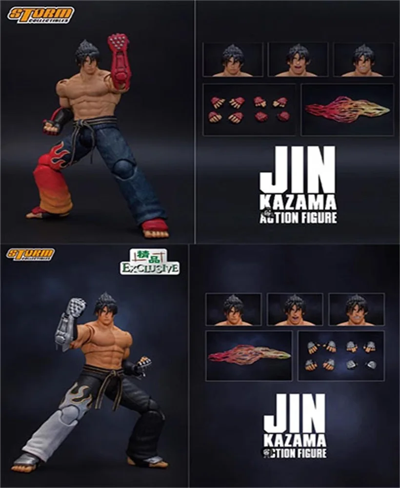 Original juguetes de tormenta 1/12 soldado JIN KAZAMA 6 ''figura de acción modelo de juguete en Stock