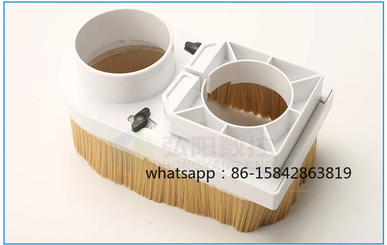 Woodworking Engraving Machine Vacuum Cover, Cutting Machine, Adsorption and Disassembly Dust Removal, Brush
