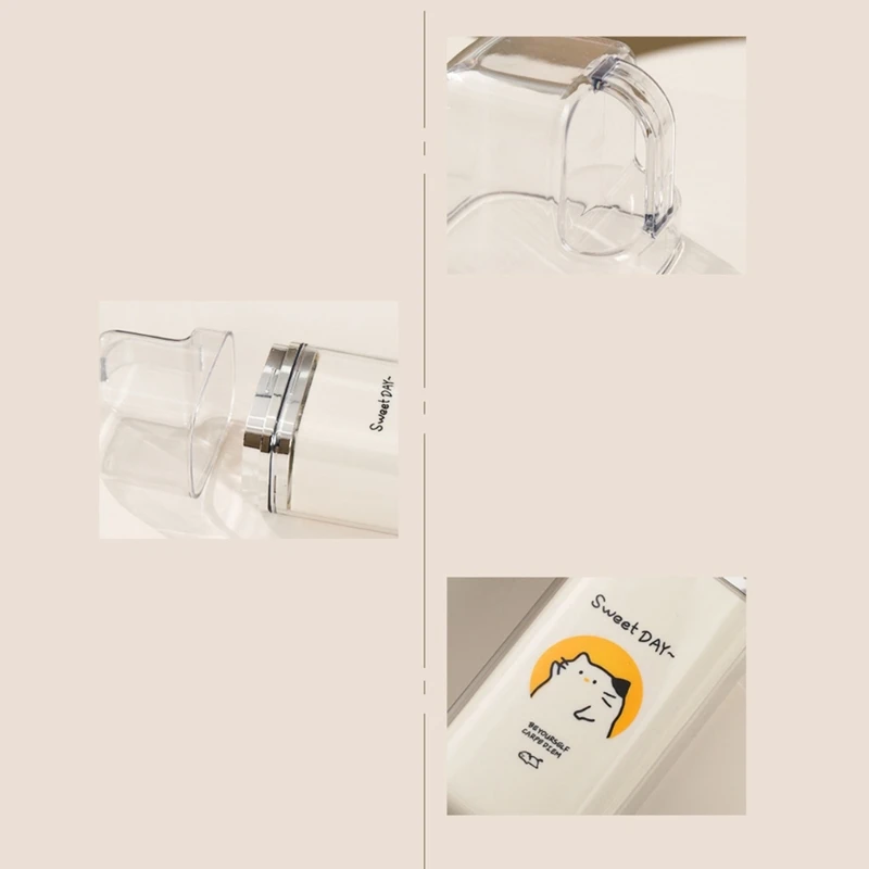 Familiengröße Reisezahnbürstenhalter Hülle hält 3 Bürsten Zahnpasta sicher