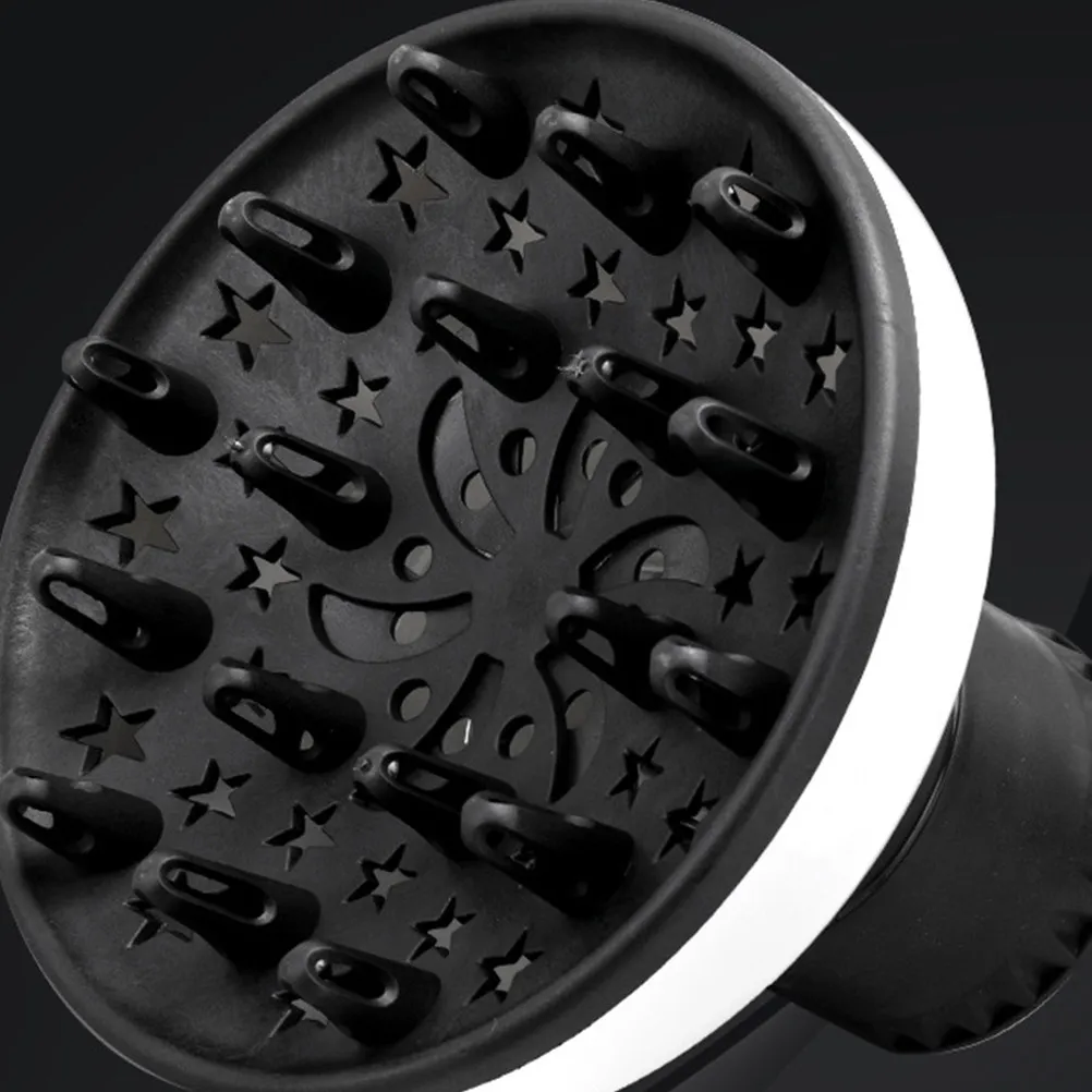 

Универсальный диффузор для фена для домашнего и салонного использования, белый, прочный, термостойкий, инструмент для укладки, подходит для кудрявых, прямых и натуральных волос