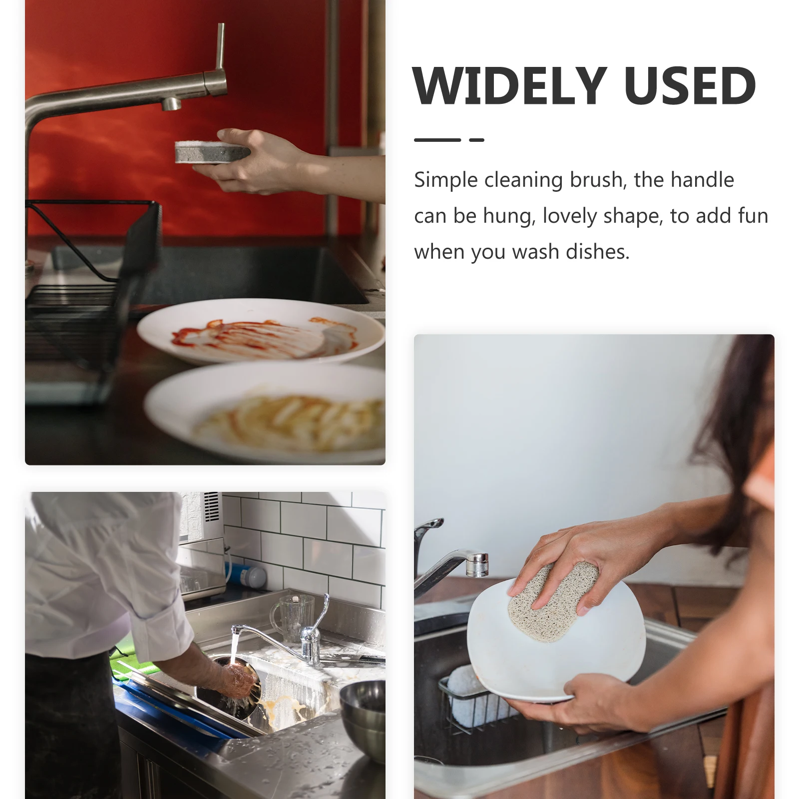 

30 Pcs Scrubber Colored Plastic Steel Cleaning Scrub Pads For Dishes Balls Non Scratch Kitchen Tools Mixed Colors