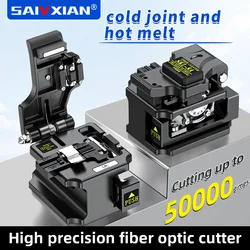 SAIVXIAN SKL-8A Fiber cleaver  Cable Cutting Knife FTTT Fiber Optic Knife Tools cutter High Precision Cleaver cold cut hot melt