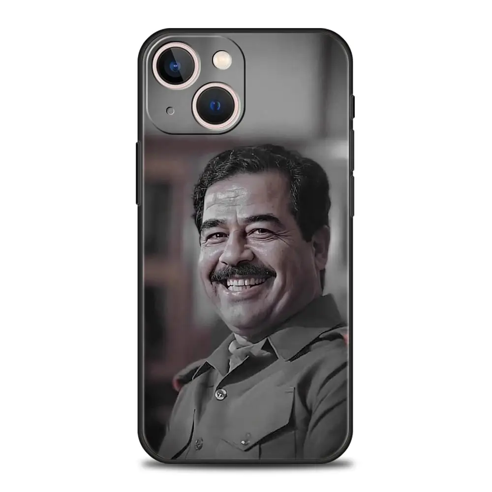 حافظة لهاتف آيفون 16 15 14 13 12 11 Pro Max XS X XR SE 7 8 Plus حافظة حماية عربية العراق Saddam Hussein iPhone 16e #4