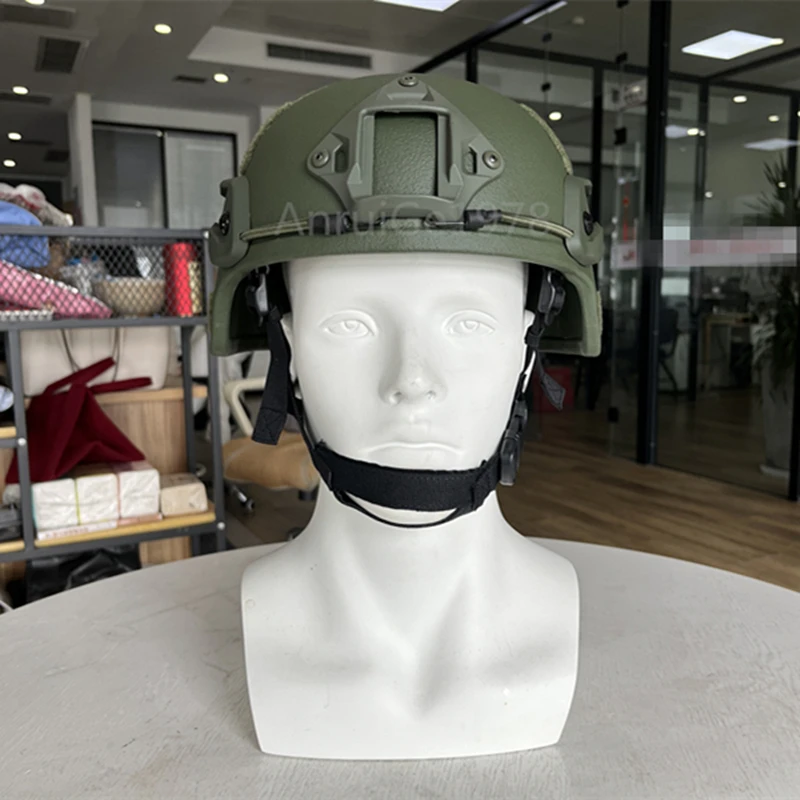 MICH 2000 NIJ IIIA Fast Ballistic Helmet, Head Protection, Aramid, ISO Certified