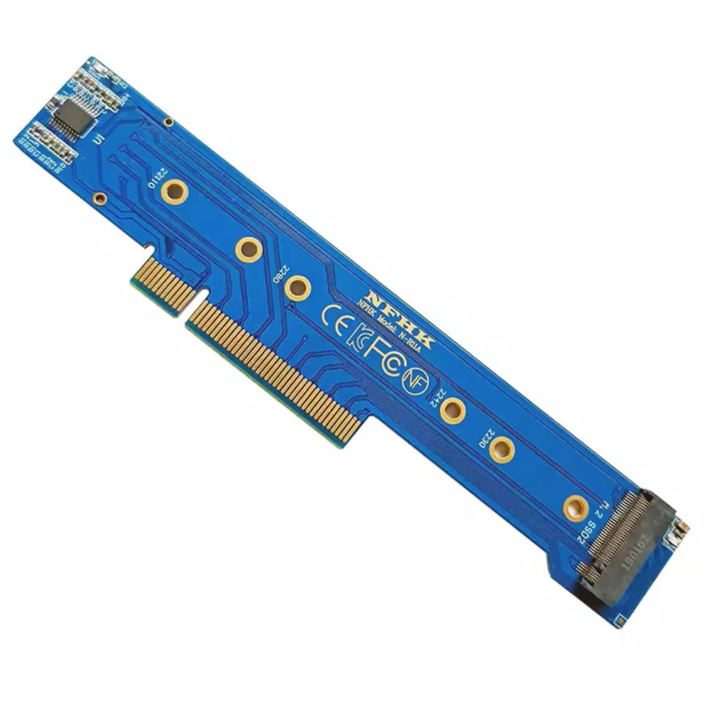 ZIHAN Low Profile Type Dual 2x NVME M.2 SSD to PCIE Express Gen4 X8 X16 Raid Card VROC Raid0 Hyper Adapter