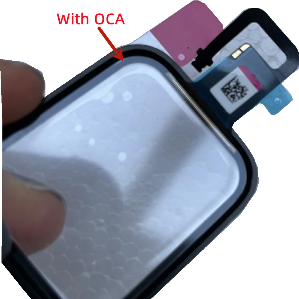 5pcs With OCA Touch Screen Digitizer Glass Lens Panel + OCA For Apple Watch series SE S5 S4 6 S7 2 3 4 5 38mm 42mm 40mm 44mm image 3