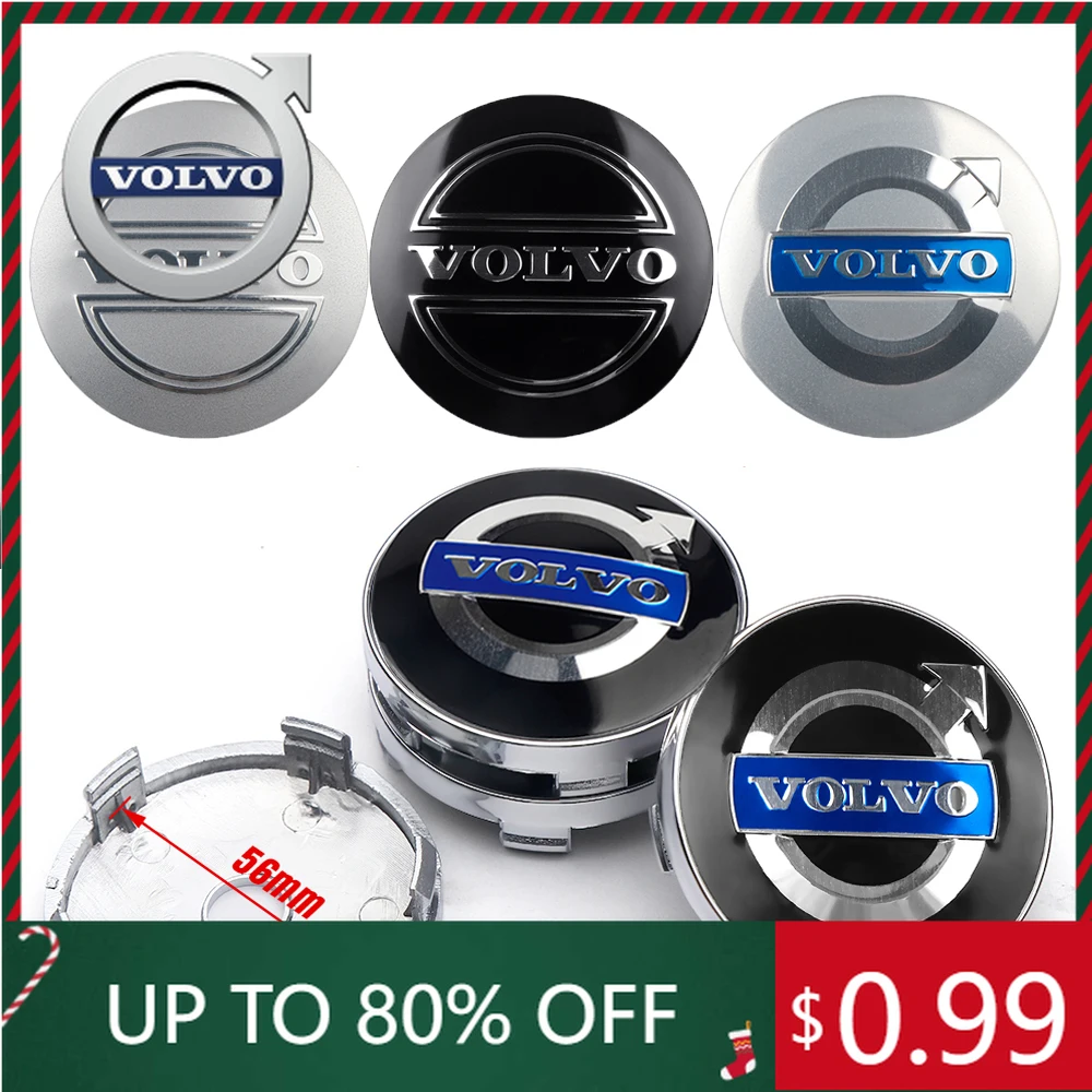 

Эмблемы, 4 шт., 56/60 мм, колпаки для центральной ступицы колес автомобиля, чехлы для ободов шин, аксессуары для Volvo Rdesign T6 AWD C30 C70 S40 S60 S70 S80 S90