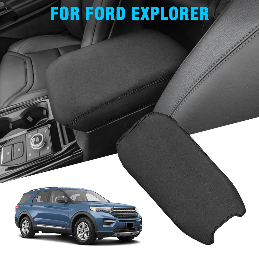 

For Ford Explorer 2020-2023 XLT ST Car Central Console Cover Custom Waterproof Auto Center Armrest Box Protector Accessories