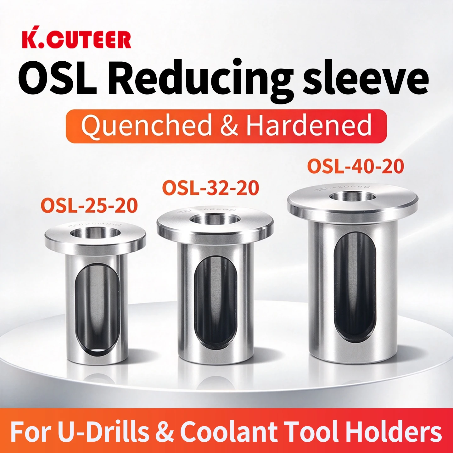 Oil Path Tool Holder Conversion Sleeve Side-fixed Tool Holder Reducing Sleeve OSL 25-20 32-20 40-25 40-32 Sleeve For U Drill