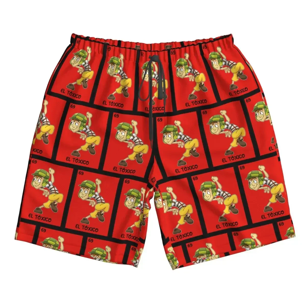 El Toxico - El Chavo Del Ocho Trunks Beach Board Shorts Casual Quick Dry Swimming Summer Men Pants