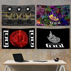 3x5 Ft Metal Rock T-Tool Band Flag Polyester Digital Printing Banner For Garage or Out door Decoration