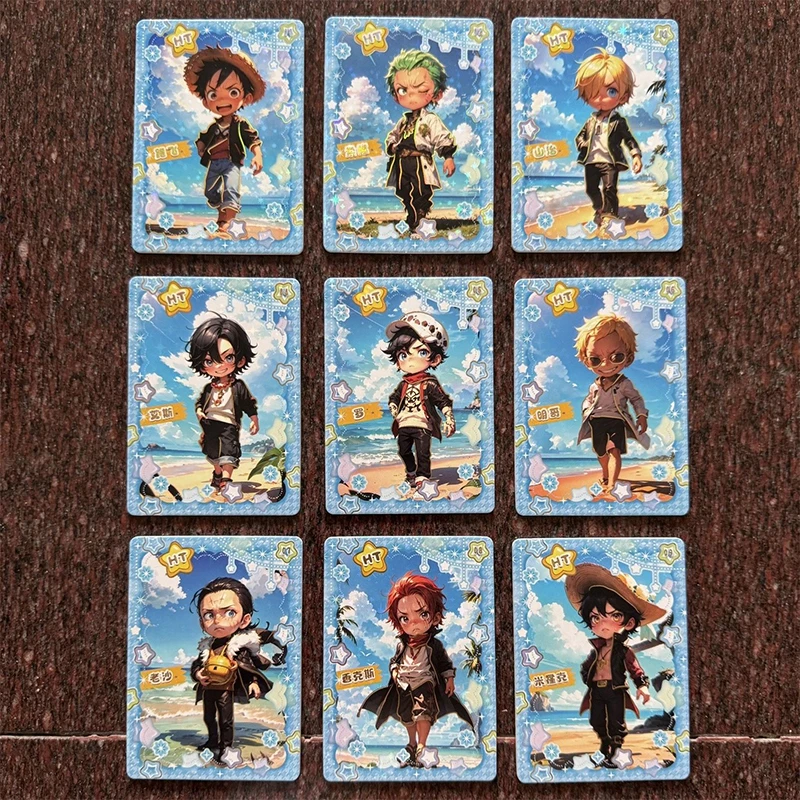 Anime One Piece SR HT HM GTF CZ Cards Luffy Zoro Sanji Ace Shanks Hancock Nami Robin Yamato Uta Reiju Shirahoshi Collection Card
