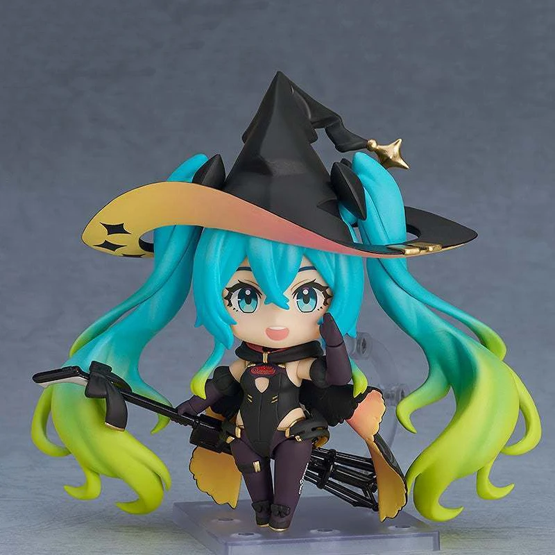 Original goodsmile No.2477-b corrida hatsune 2024 cor variante hatsune miku figura de ação modelo colecionável boneca ornamento presente