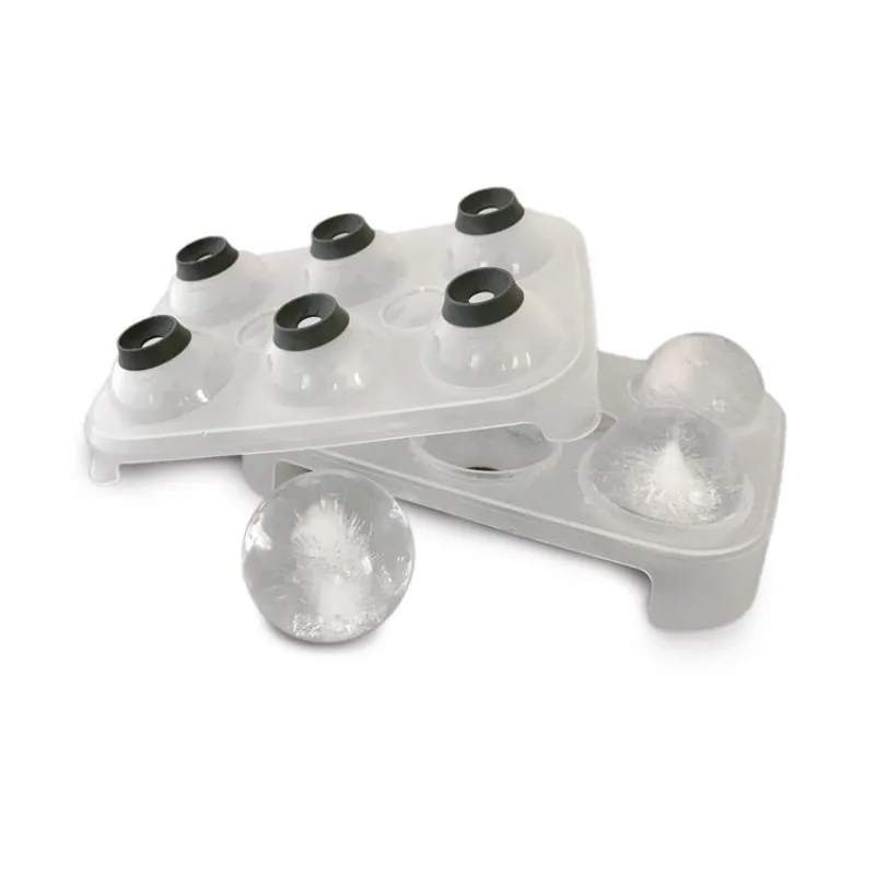 

Standard Whiskey Hockey Mold Maker Frozen Tray Homemade Cubes Covered Ice Box