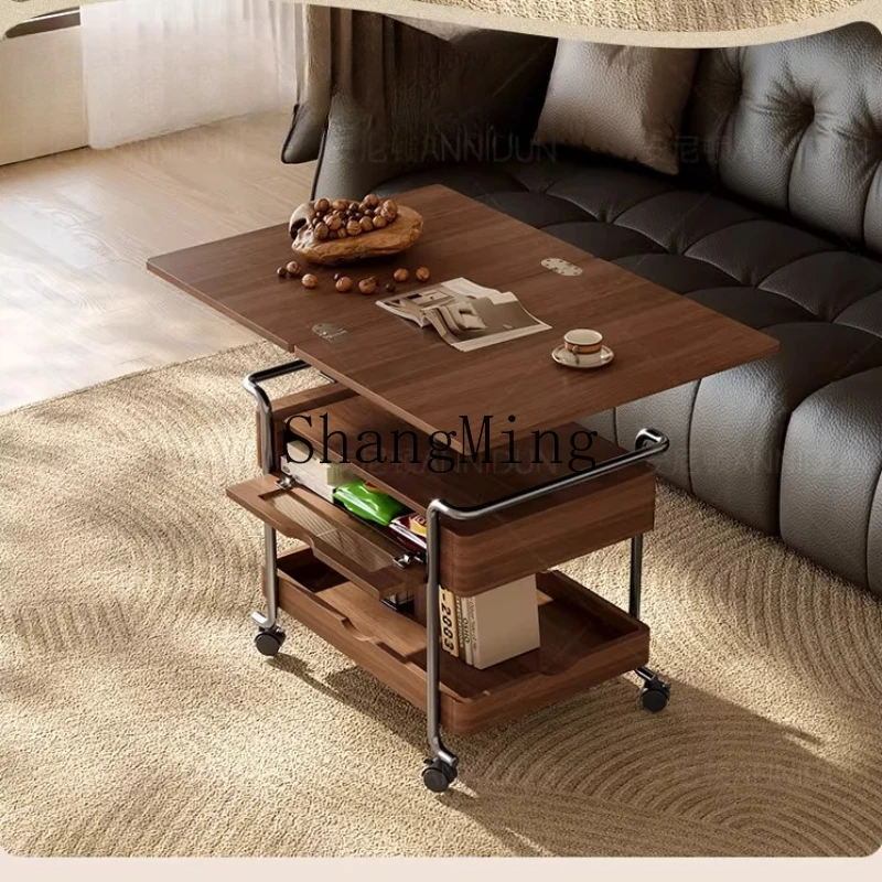 

SM new trolley foldable mobile high-end living room home lift coffee table