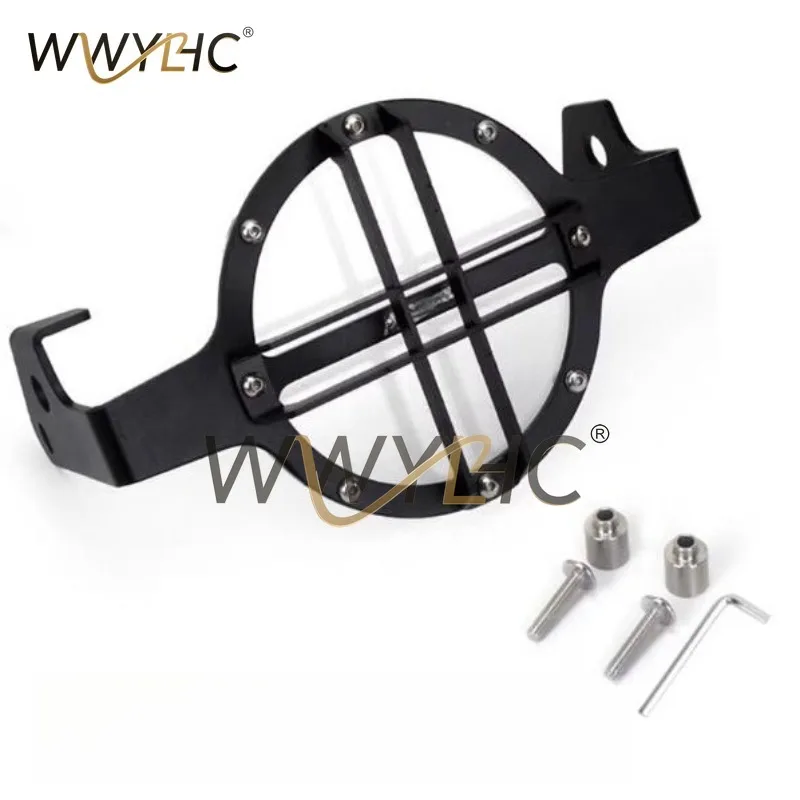 Suitable for Aluminum Alloy Headlight Protection Cover, CC110 Headlight Grille Mesh Cover, Motorcycle Accessories