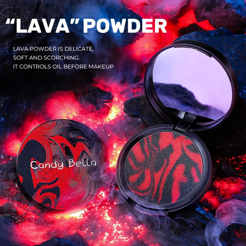 1 szt. CandyBella Lava Oil Control Długotrwały Wodoodporny Korektor Transparentny Galaretkowy Matowy Kompaktowy Puder Sypki do Twarzy Narzędzia do Makijażu