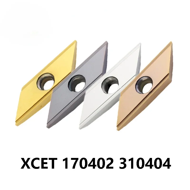 

XCET170402-ER XCET310404ER 45 degrees Long-edged Chamfered Carbide Inserts 10pcs/box CNC XCET 170402 310404 XCET310404