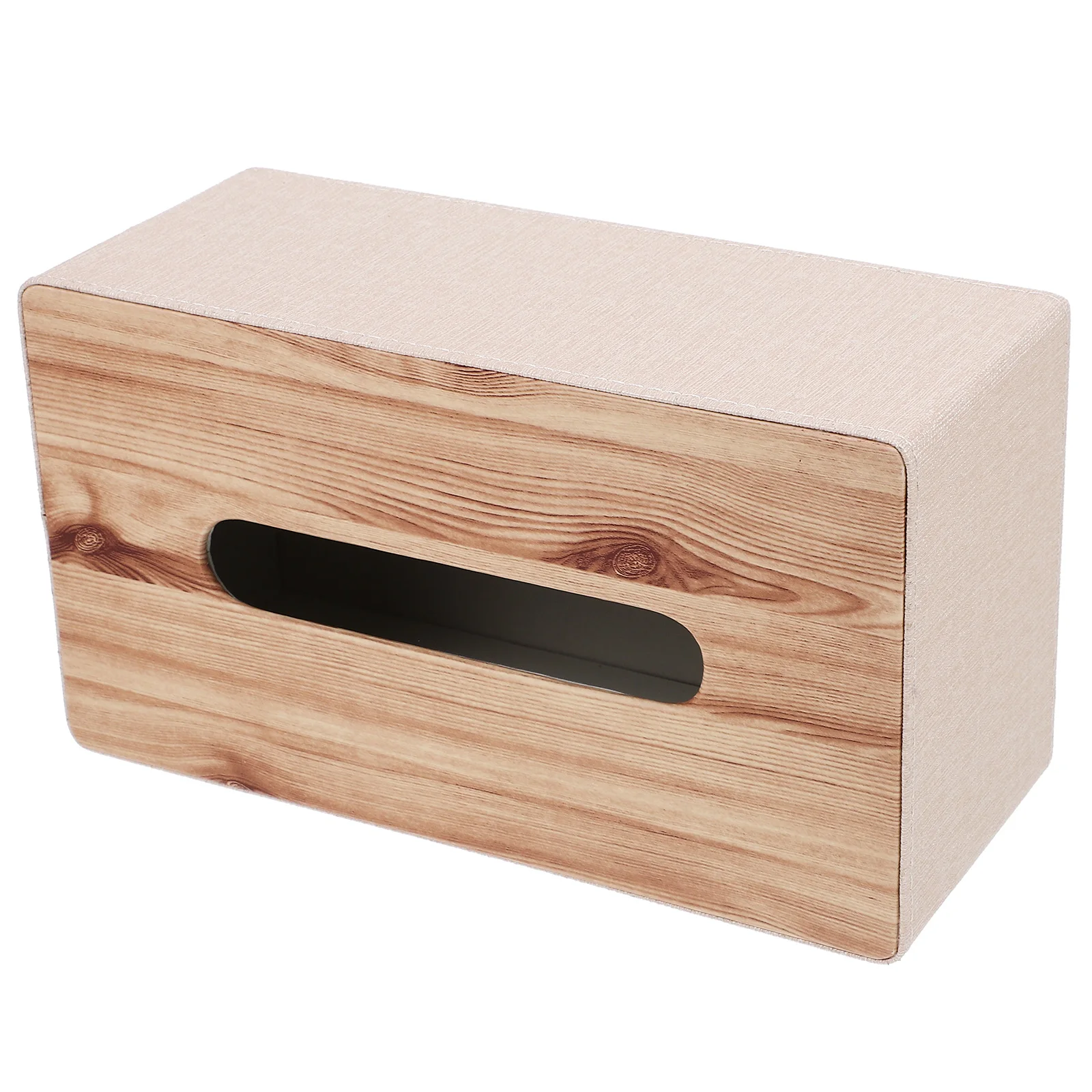 

Deluxe Pu Tissue Box Cover Density Board Holder For Home Office Hotel Car Decorative Storage Napkin