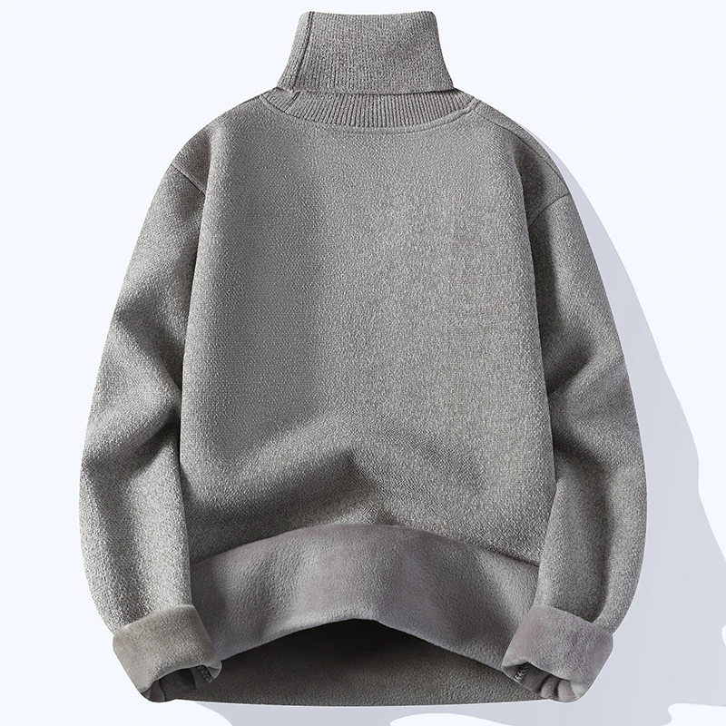 Men's Clothing Spring Men's Sweat-shirt Pullovers Sweater For Men Casual Streetwear Knit Autumn Fashion Hombre Warm Solid Male